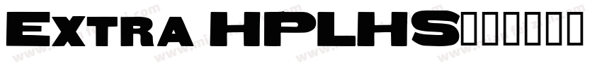 Extra HPLHS字体转换